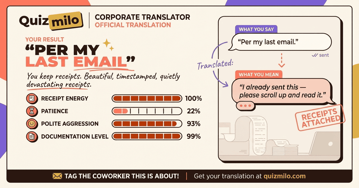 "Per My Last Email"