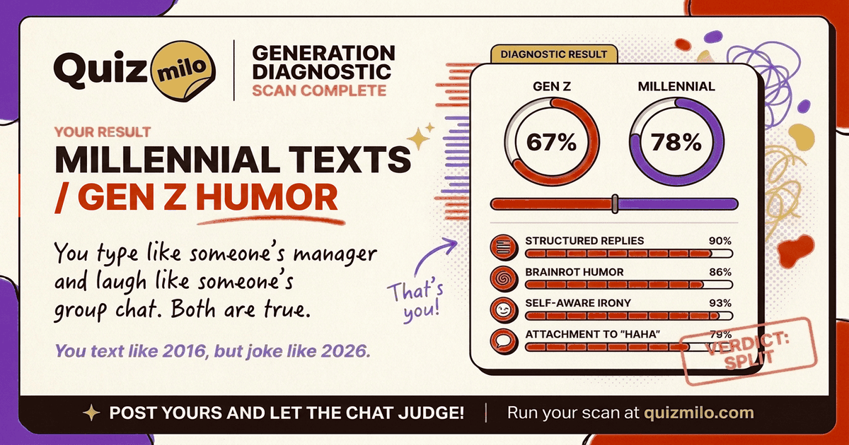 Millennial Texts / Gen Z Humor