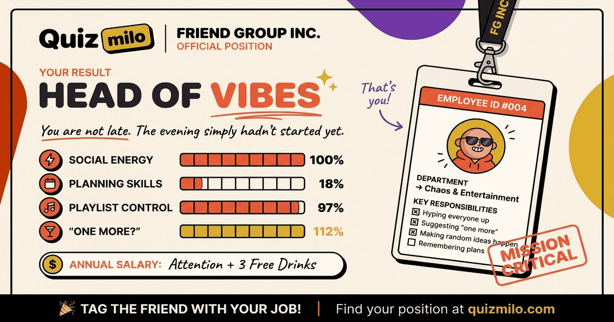 Head of Vibes